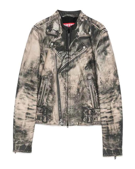 DIESEL Natural Leather Outerwear