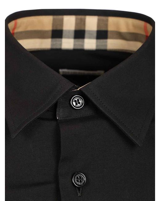 Burberry Black Slim Fit Shirt for men