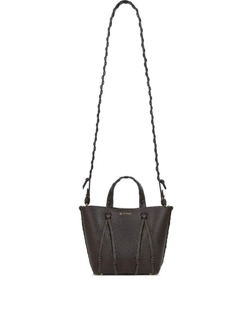 Etro Black Essential Shopping Bag