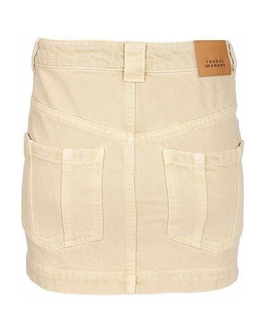 Isabel Marant Natural Short Skirt