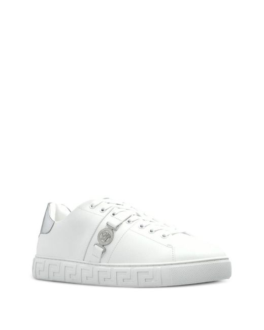 Versace White Low-Top Sneakers for men