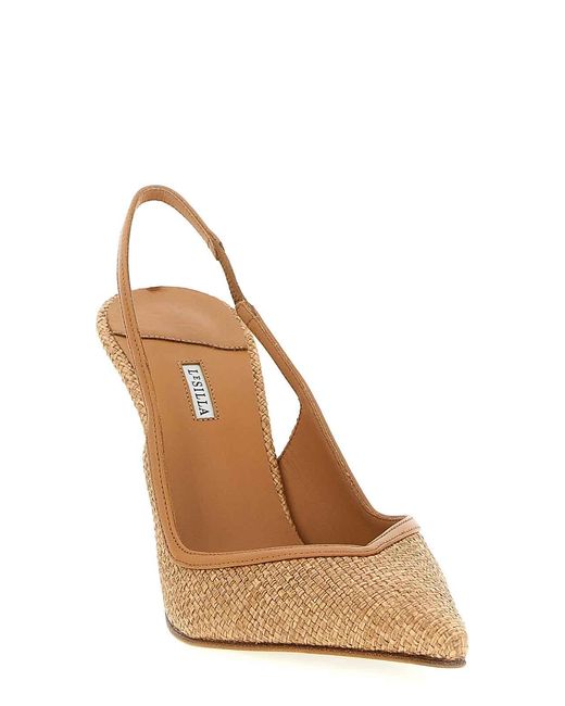 Le Silla White Vivienne Slingback