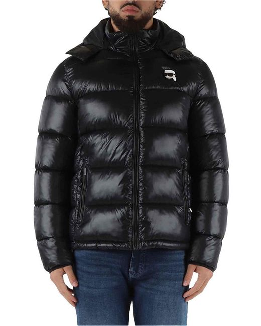 Karl Lagerfeld Black Nft Piumino for men