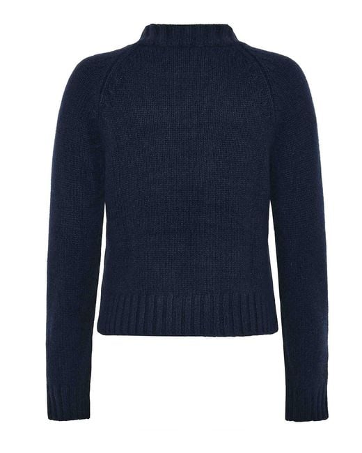 EMERSON RENALDI Blue Crew Neck Sweater