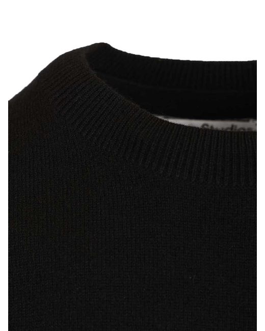 Acne Black Cashmere Sweater for men
