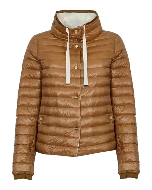 Herno White Reversible Cape Down Jacket