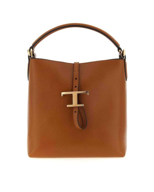 Tod's Brown Mini Bucket Bag