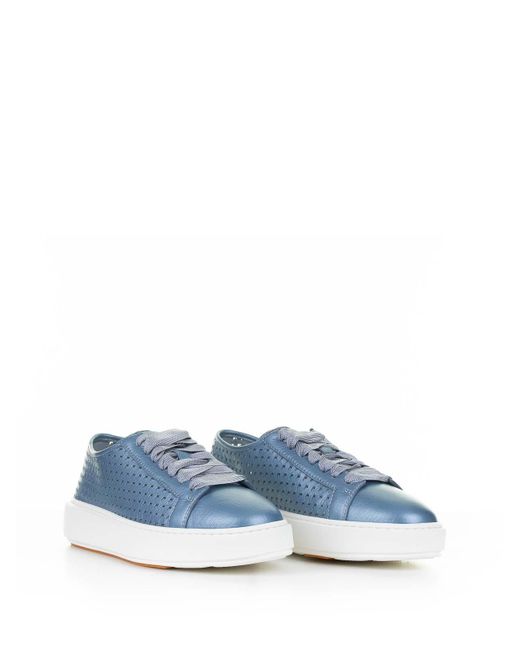 Santoni Blue Light Sneaker