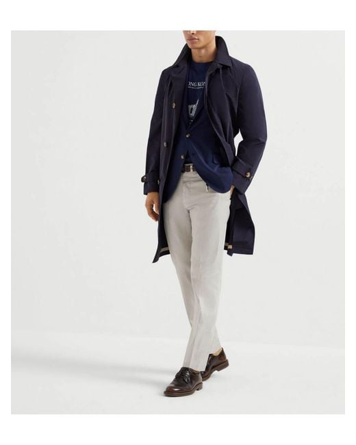 Brunello Cucinelli Gray Casual Pants for men