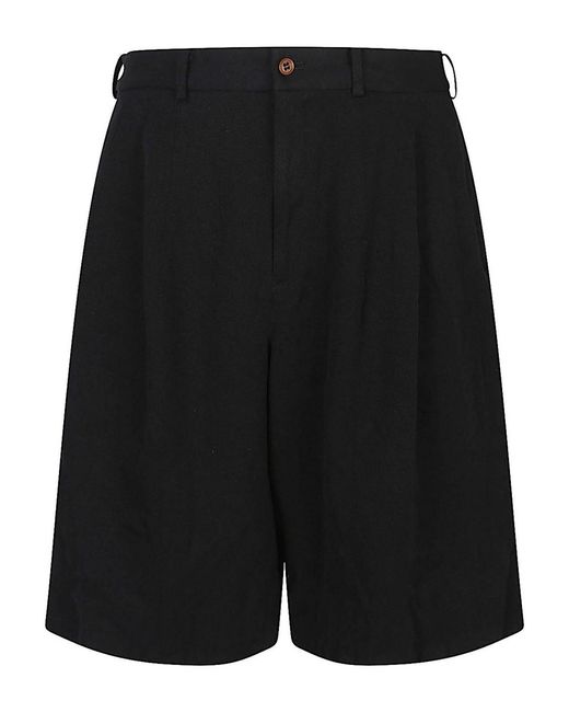 Comme des Garçons Black Bermuda Shorts for men