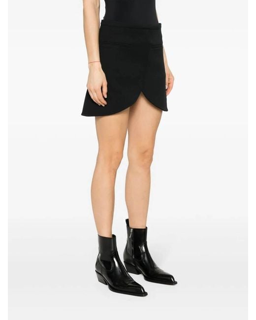 Courreges Black Mini Skirts