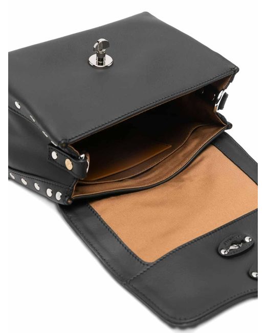 Zanellato Black Postina Saeta Baby Leather Handbag