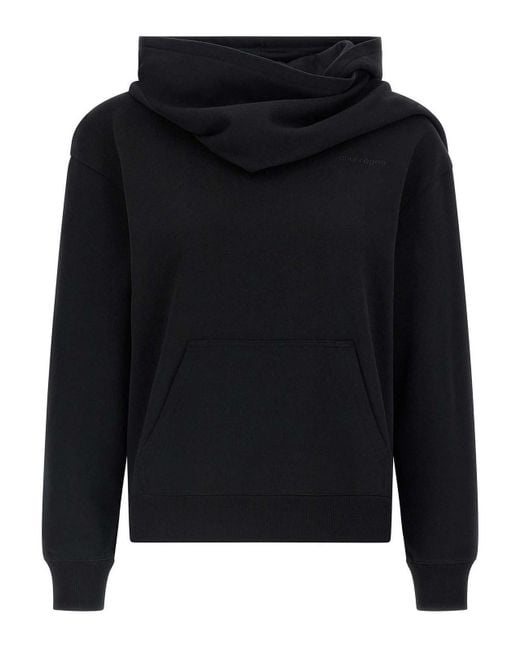 Courreges Blue Hoodie And Scarf