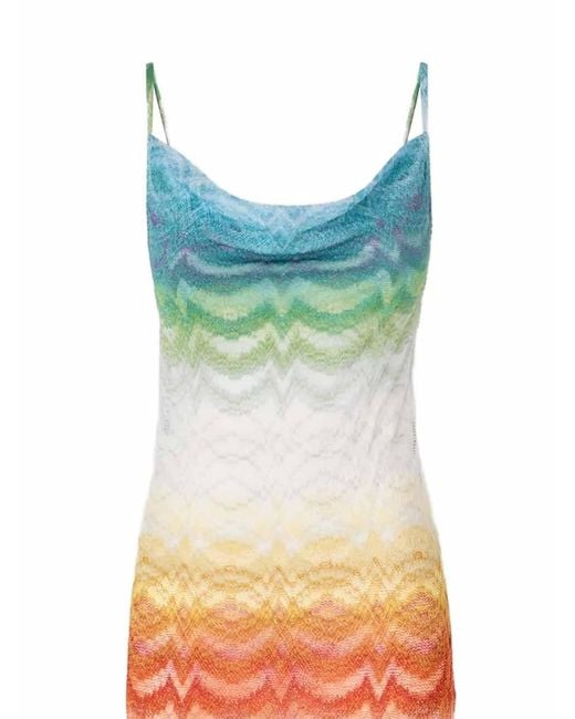 Missoni Blue Long Cover Up