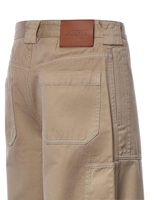 Loewe Natural Cotton Trousers for men