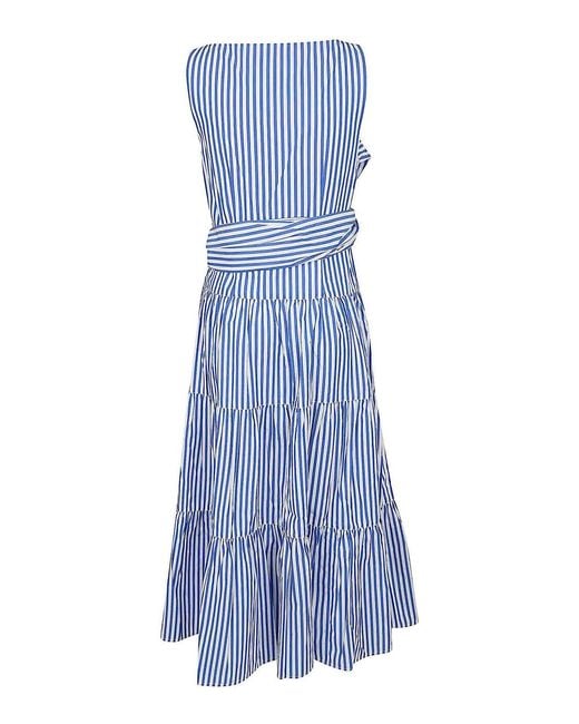 Ralph Lauren Blue Woven-Dresses