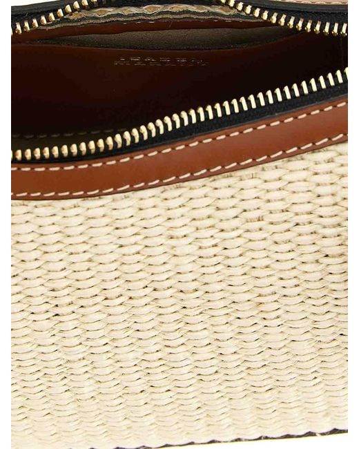 Isabel Marant Metallic Oskan Moon Shoulder Bag