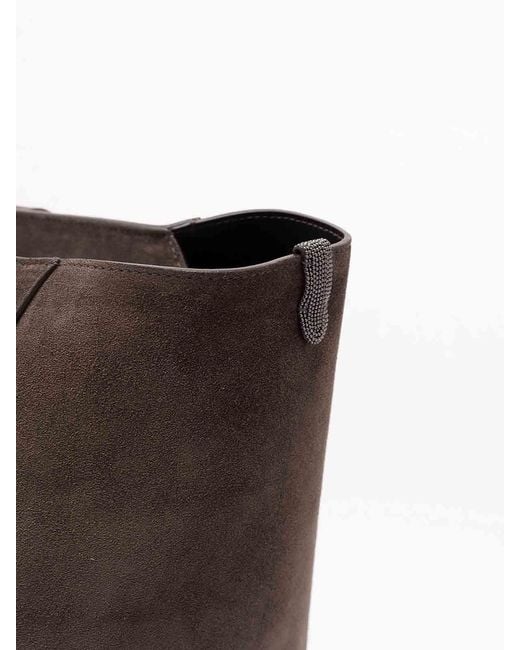 Brunello Cucinelli Brown 'Bc Duo' Handbag