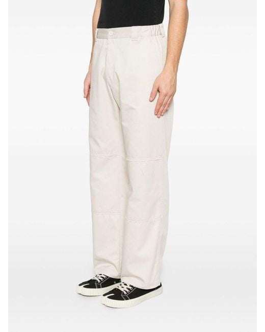 MM6 by Maison Margiela White Flared Pants for men