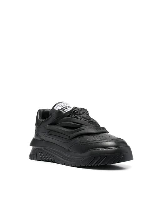 Versace Black Odissea Chunky Sneakers for men