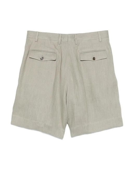 Lardini Gray Bermuda Shorts for men