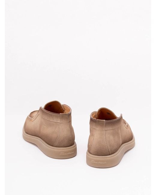 Santoni Brown 'Digits' Lace Up for men