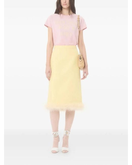 Valentino Pink Pattern T-Shirt