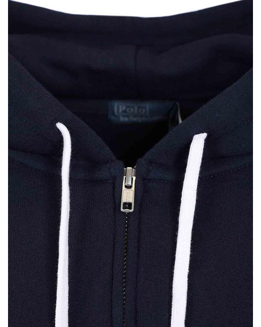 Polo Ralph Lauren Blue Zip-Up Hoodie