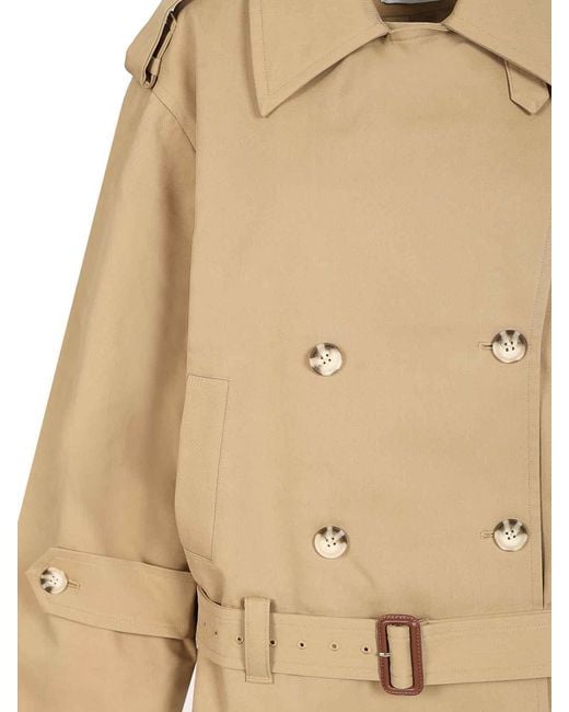 Self-Portrait Natural Trench Coat