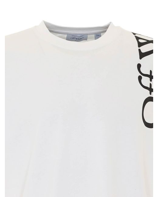 Off-White c/o Virgil Abloh White Vertical Bookish Skate T-Shirt for men