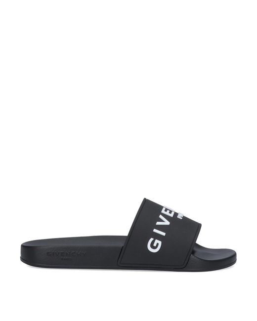 Givenchy Black Slide Logo for men