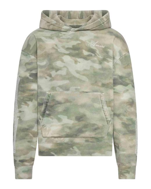 Amiri Green Bones Oversized Hoodie for men