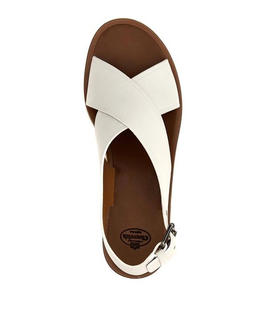 Church's Natural Crossed Band Sandals