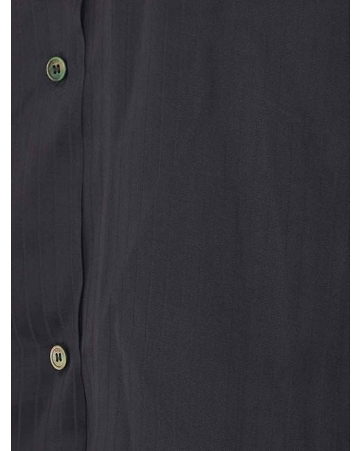 A.P.C. Blue Marguerite Striped Blouse