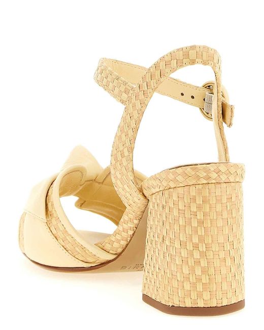 Alexandre Birman Metallic Maxi Clarita Sandals