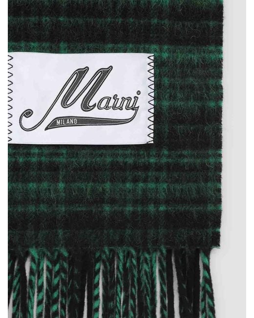 Marni Green Scarf for men