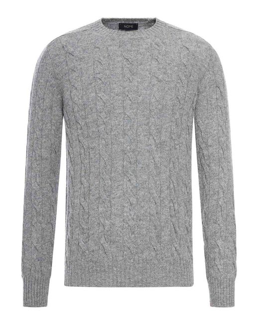 Nome Gray Wool Sweater for men