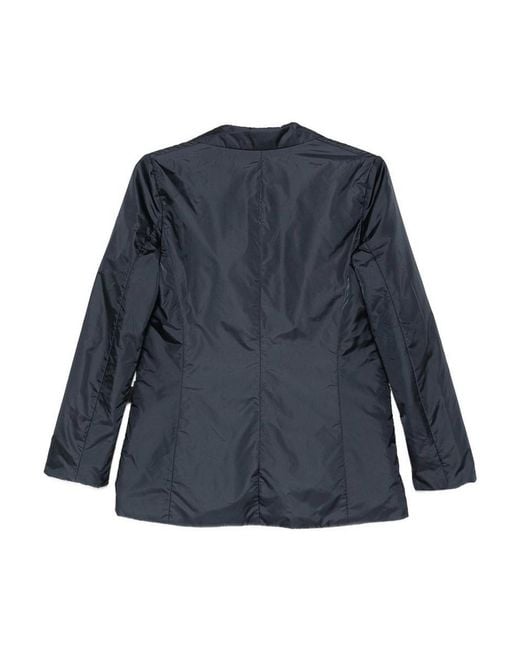 Aspesi Blue Notched-Lapel Blazer