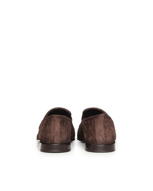 Giuliano Galiano Brown Queen Suede Loafers for men