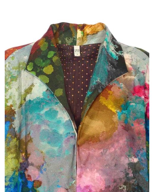 Yavi Blue Long Jacket