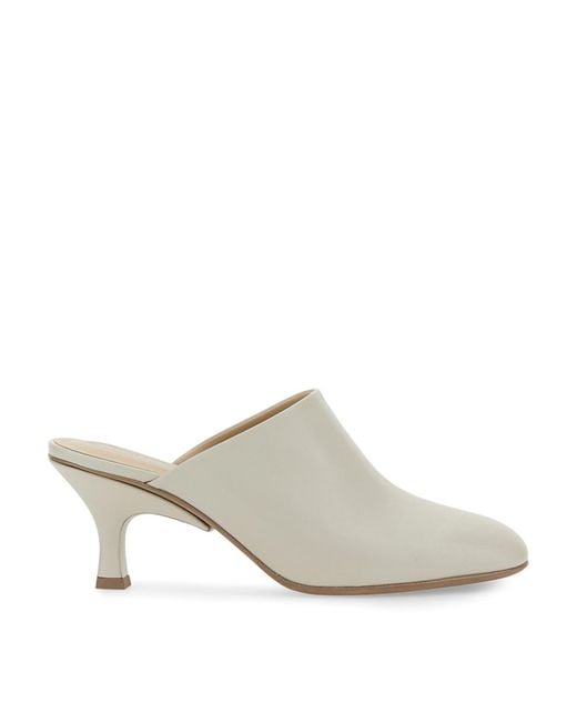 Tod's White Leather Sandal