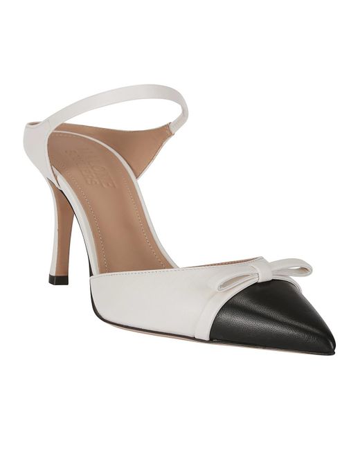Malone Souliers Metallic Court Shoes