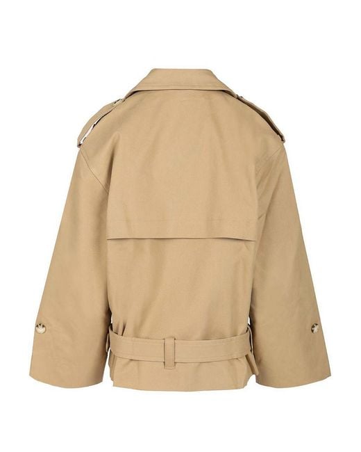 Self-Portrait Natural Trench Coat