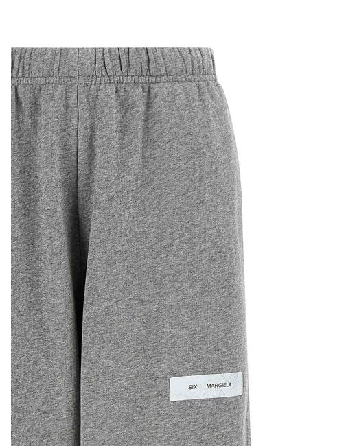 MM6 by Maison Margiela Gray Sweatshirt Joggers