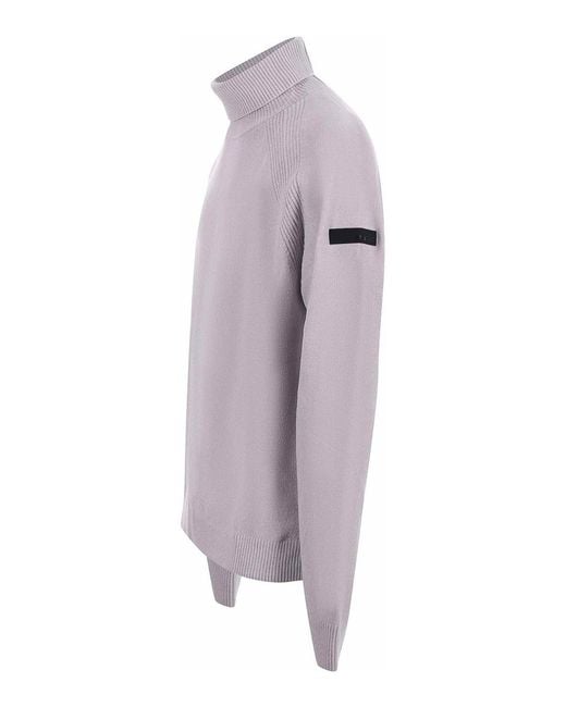 Rrd Purple Chenille Turtleneck for men