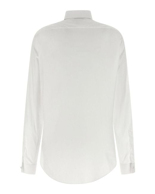Tom Ford White Plastron Shirt