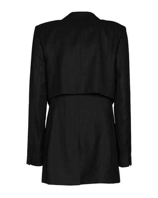 Karl Lagerfeld Black Tech Fabric Blazer