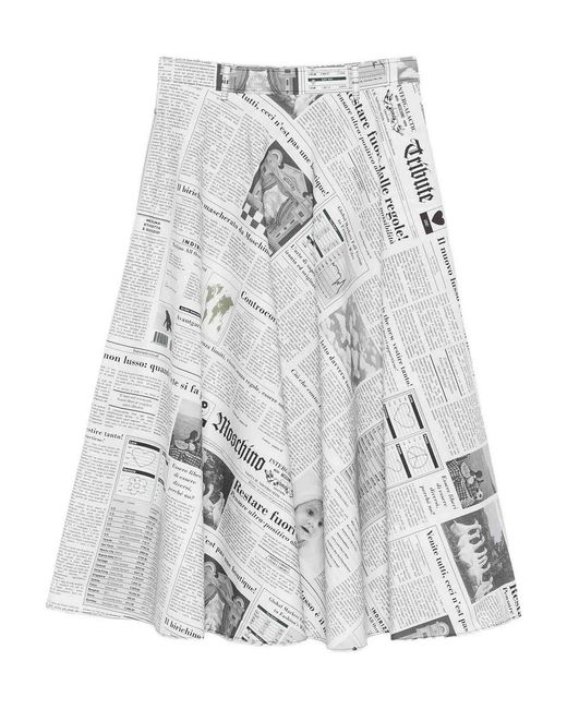 Moschino White Skirt