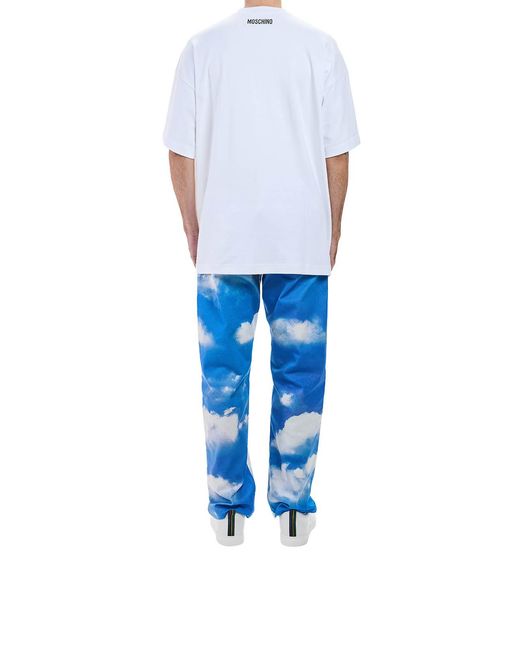 Moschino White Luxury Is Relative Over Tshit for men