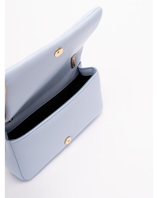 Burberry Blue Mini 'Lola' Clutch Bag